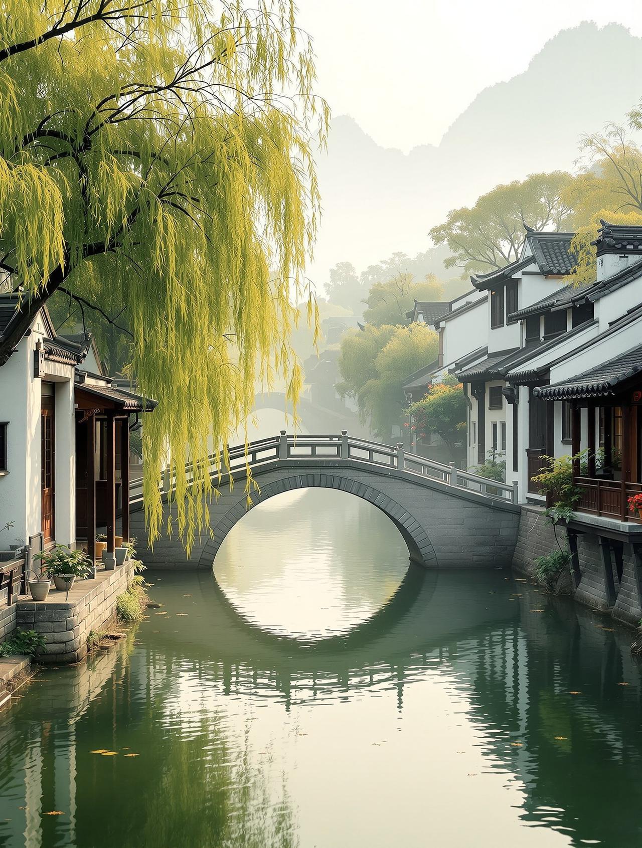 万全影院出品文艺片《江南烟雨》海报